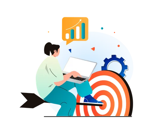 Business planning to achieve target  Illustration