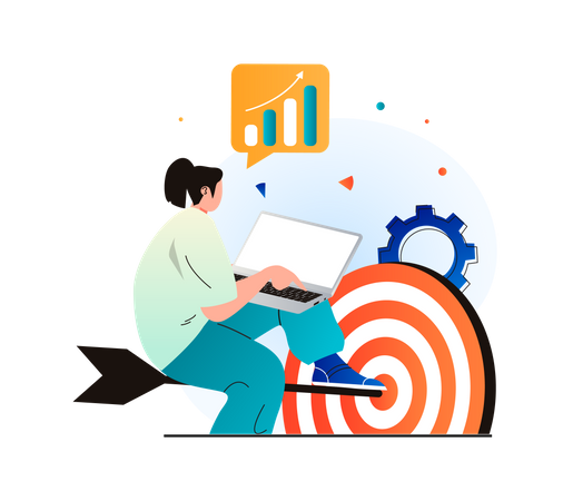 Business planning to achieve target  Illustration