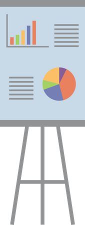 Geschäfts Präsentation  Illustration