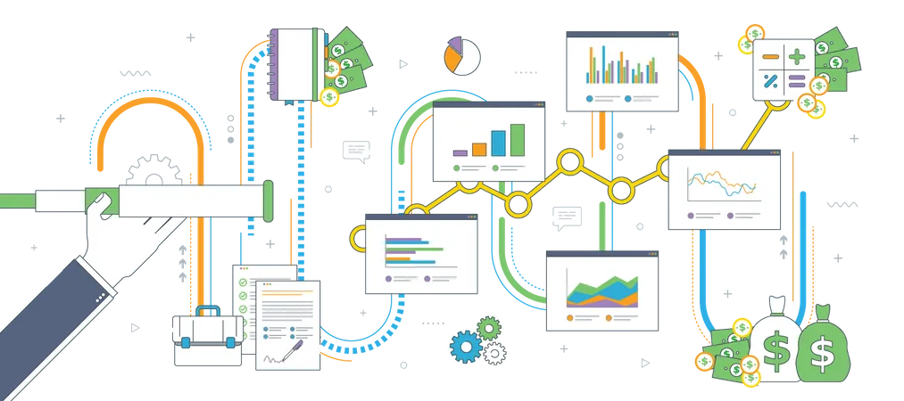 Business prediction  Illustration