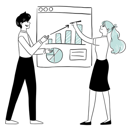 Business Presentation Illustration