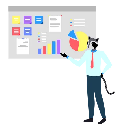 Business presentation Illustration