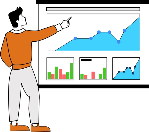 Business Presentation  Illustration