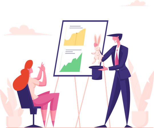 Business Presentation  Illustration