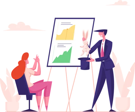 Business Presentation  Illustration