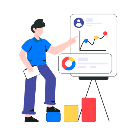 Business Presentation  Illustration