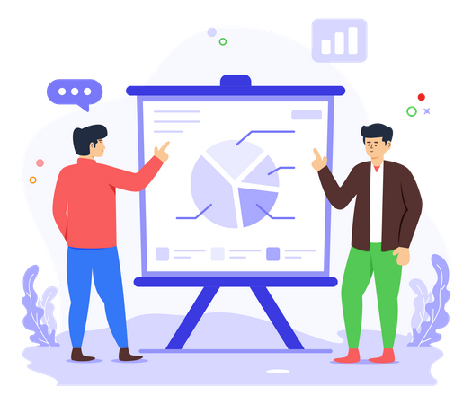 Business Presentation  Illustration