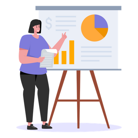 Business Presentation  イラスト