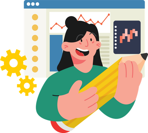 Business presentation  Illustration