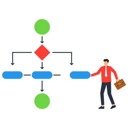 Business Process  Illustration