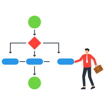 Business Process  Illustration