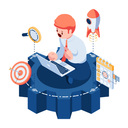 Business Process  Illustration