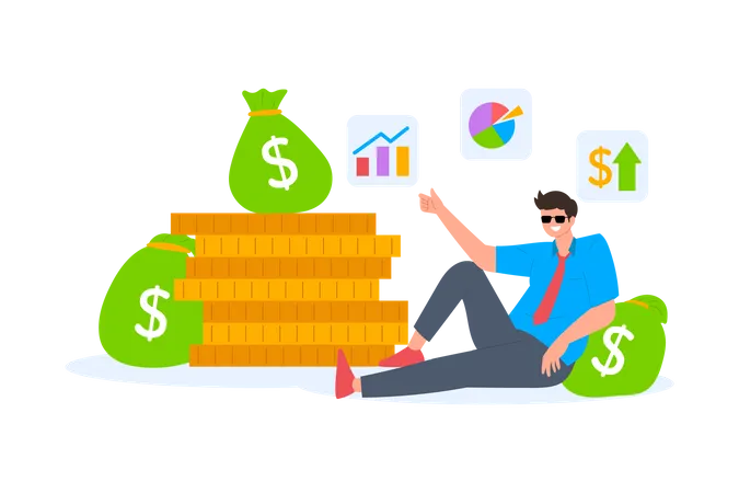 Business Profit  Illustration