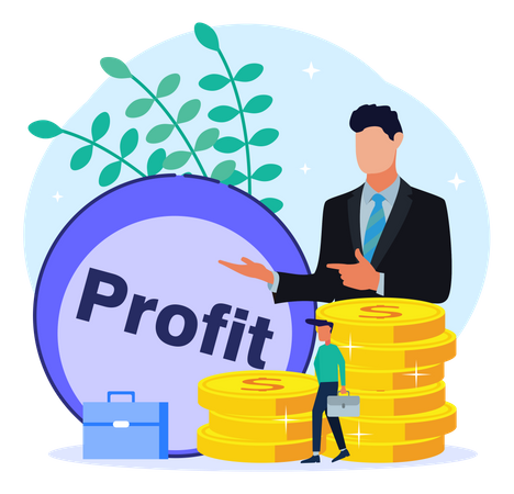 Business Profit  일러스트레이션