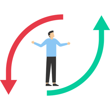 Business profit and loss  Illustration