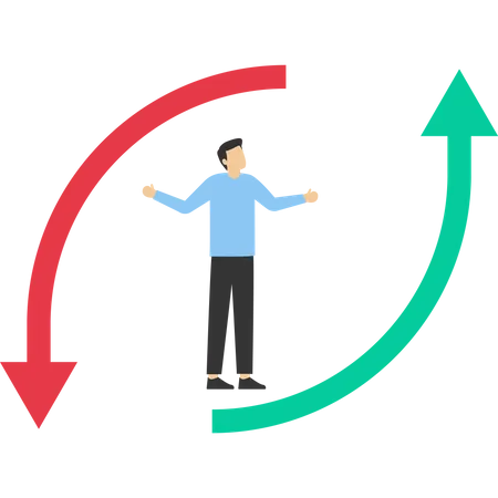 Business profit and loss  Illustration