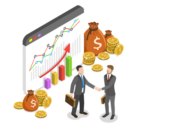 Business profit  Illustration