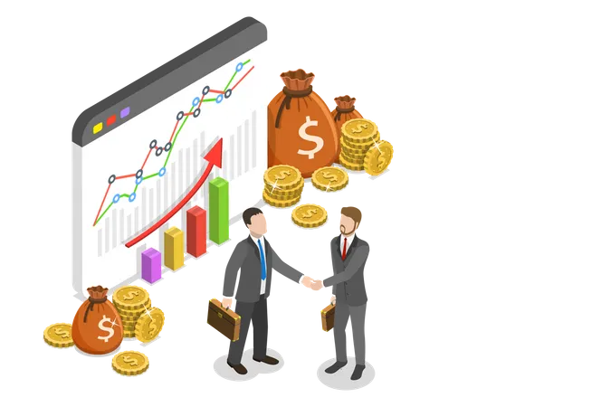 Business profit  Illustration