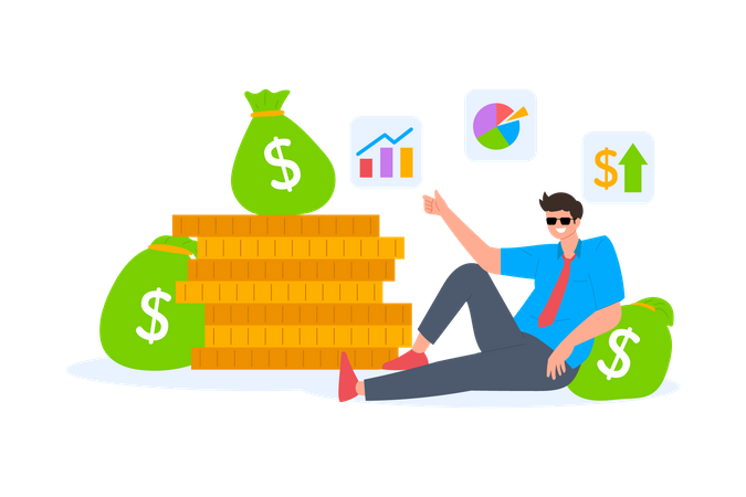 Business Profit  Illustration