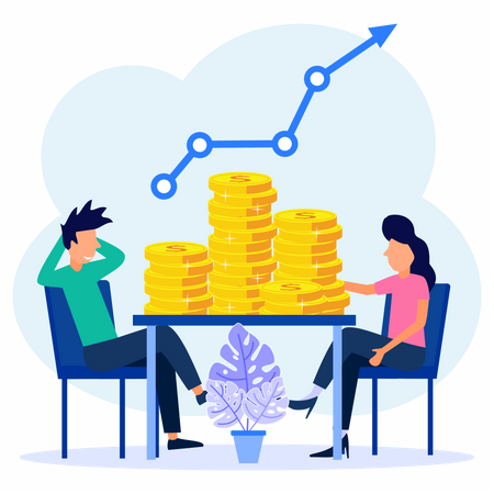 Business profit  Illustration