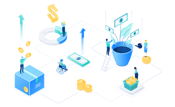 Business Profit  Illustration