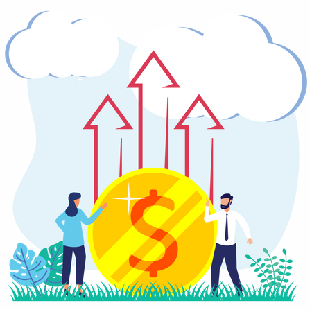 Business profit  Illustration