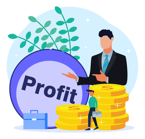 Business Profit  Illustration