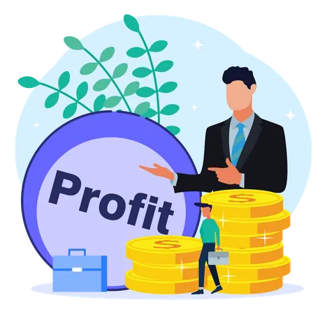 Business Profit  Illustration