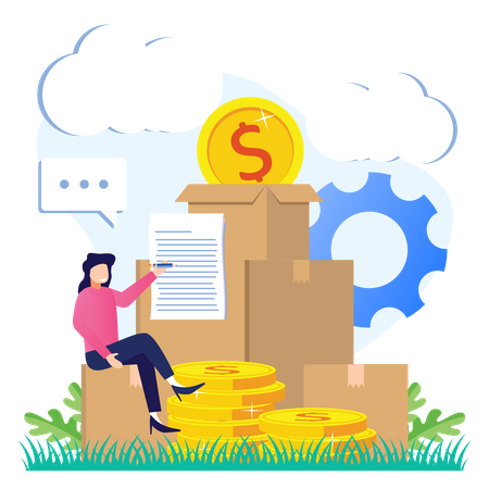 Business Profit  Illustration