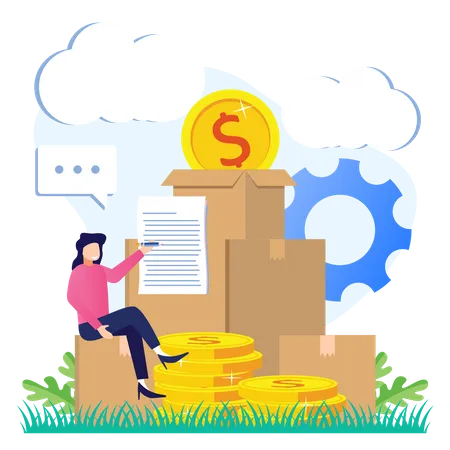 Business Profit  Illustration