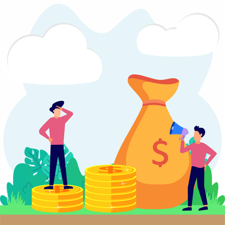 Business profit  Illustration