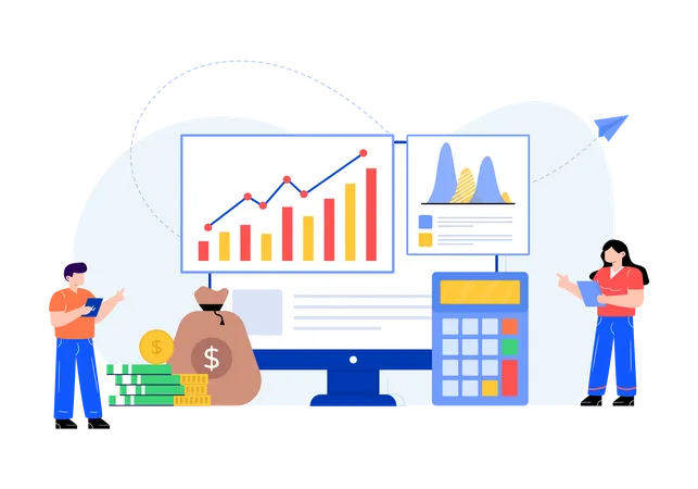 Business profit  Illustration