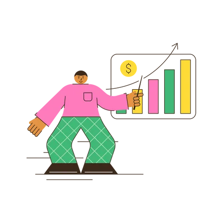 Business profit  Illustration