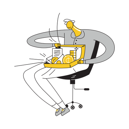 Business profit  Illustration