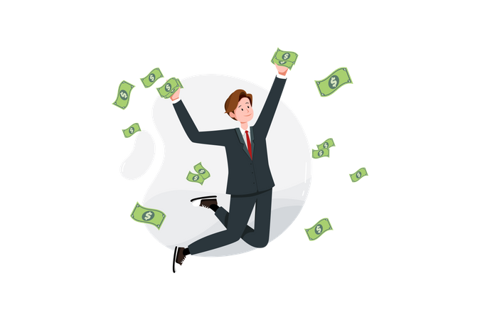 Business Profit money  Illustration