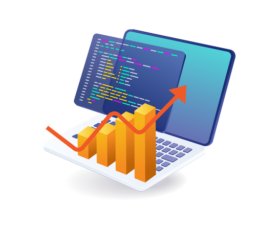 Business program analysis  イラスト