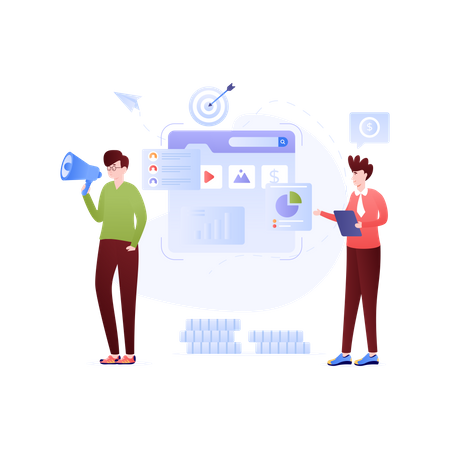Business Promotion  Illustration