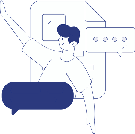 Business puzzles resolved by employees  Illustration