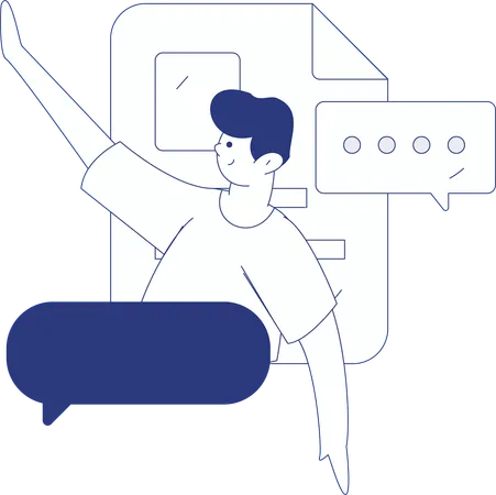 Business puzzles resolved by employees  Illustration