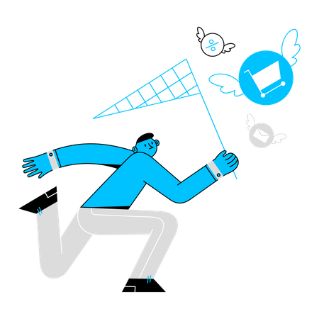 Business Race  Illustration