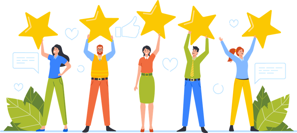 Business Rating  Illustration