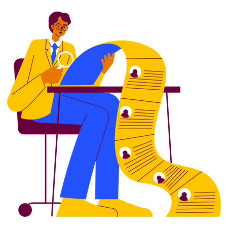 Business Recruitment  Illustration