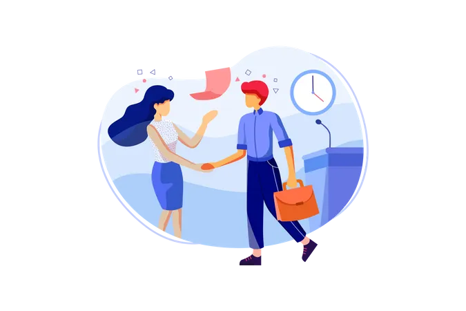 Business Relationship  Illustration