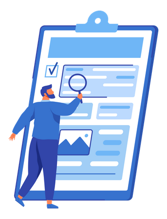 Business report analysis  Illustration