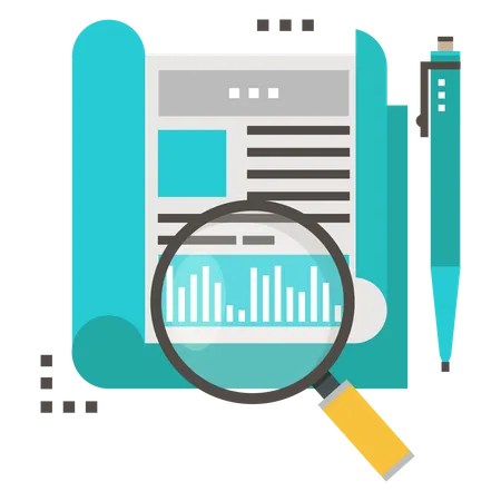 Business report analysis  Illustration