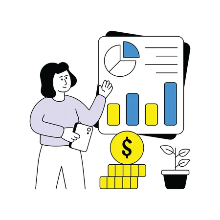 Business Report  Illustration