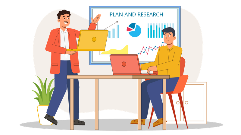 Business research  Illustration