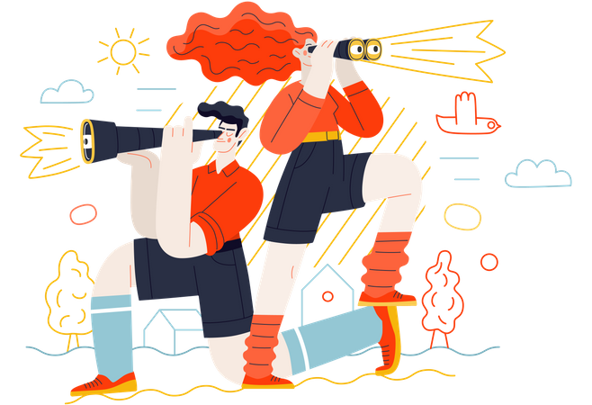 Business Research  Illustration