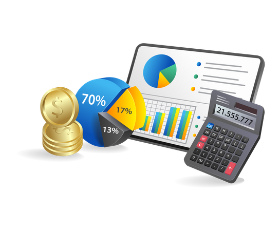 Business Result Calculation  Illustration