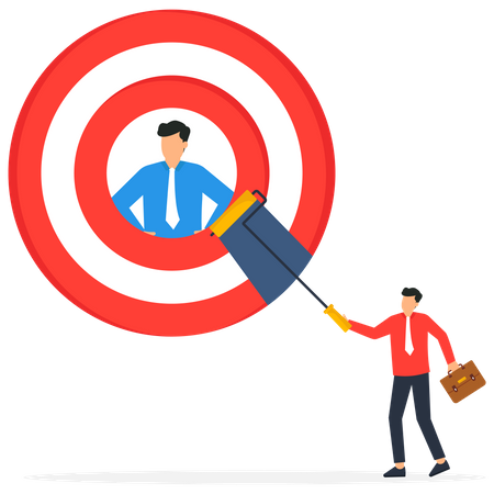 Business Retargeting  Illustration